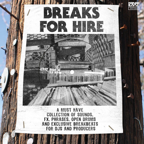 DJ Mekalek X K-Def - Breaks For Hire Vinyl Record
