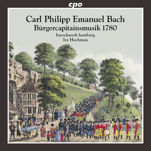 the album cover for Bach / Agata Bienkowsky / Grobe,Ralf - Burgerkapitansmusik 1780
