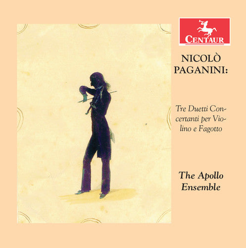 the album cover for Nicolo Paganini / Apollo Ensemble - Paganini: Tre Duetti Concertanti Per Violino