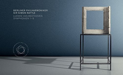 the album cover for L Beethoven V / Berliner Philharmoniker - Beethoven: Symphonies Nos. 1-9