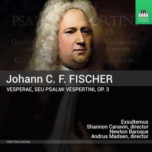 the album cover for Exsultemus - Johann C. F. Fisher: Vesperae Op.3