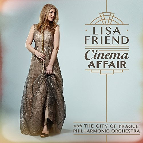 the album cover for Lisa Friend - Cinema Affair