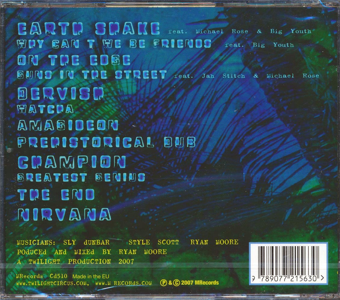 Sly Dunbar, Style Scott, Ryan Moore - The Dub Project 2 Music CD