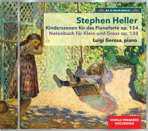 the album cover for Stephen Heller / Gerosa,Luigi - Stephen Heller: Piano Works