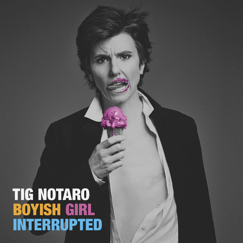 the album cover for Tig Notaro - Boyish Girl Interrupted