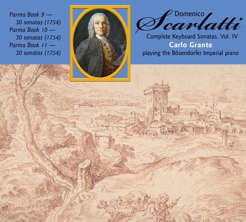 the album cover for D Scarlatti / Grante,Carlo - Complete Keyboard Sonatas: Domenico Scarlatti 4