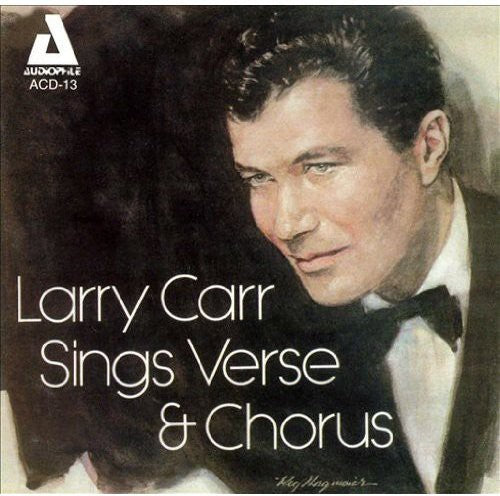 the album cover for Larry Carr - Sings Verse & Chorus