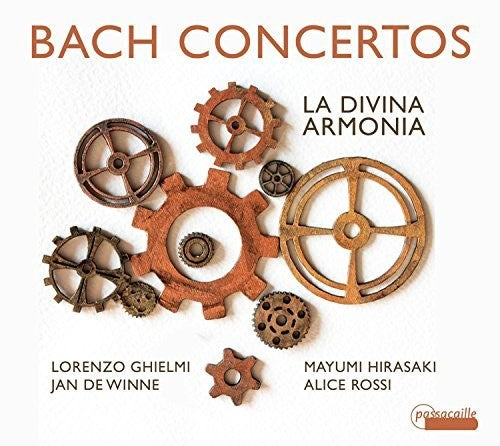 the album cover for Lorenzo Ghielmi - Bach Concertos