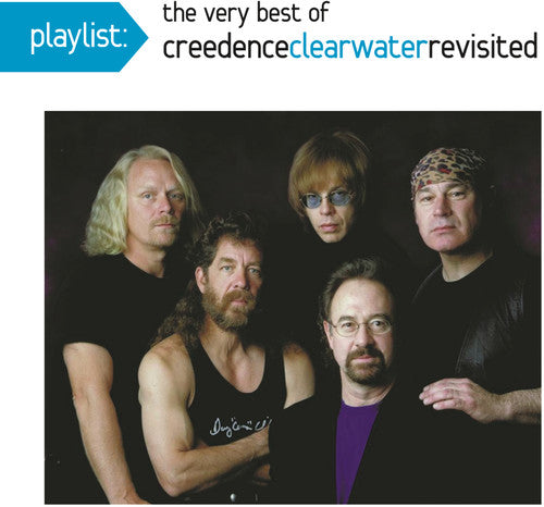 the album cover for Creedence Clearwater Revival - Playlist: The Very Best Of Creedence Clearwater Revisited