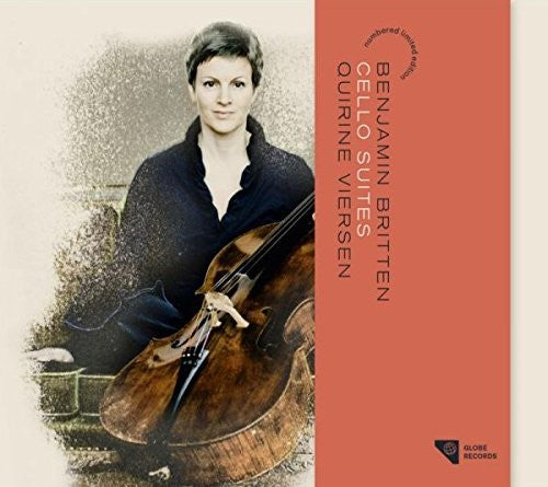 the album cover for Quirine Viersen - Britten: Cello Suites