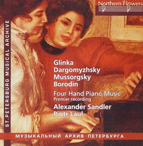 the album cover for Laul / Sandler - Russian Music For Piano Duet