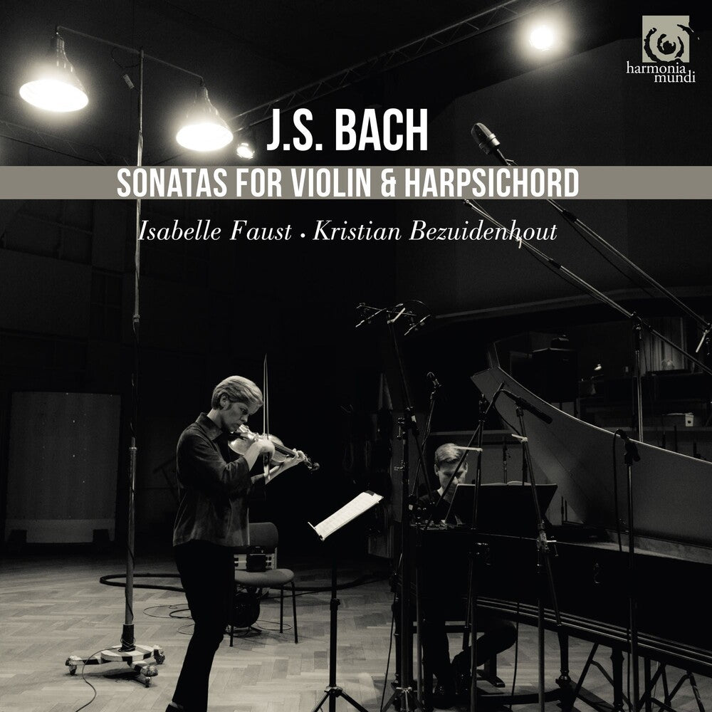the album cover for Bach / Isabelle Faust - Bach: Sonatas For Violin And Harpsichord