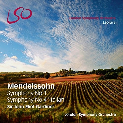 the album cover for Mendelssohn / London Symphony Orchestra - Mendelssohn: Symphonies 1 & 4