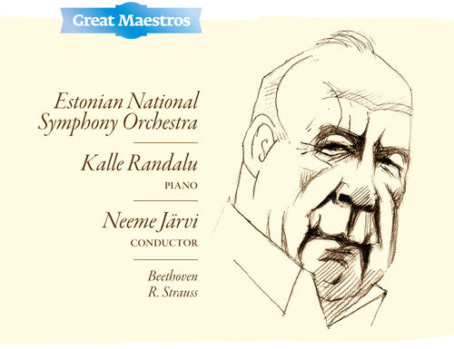 the album cover for Beethoven / Strauss / Randalu / Jarvi - Beethoven & Strauss: Piano Concertos