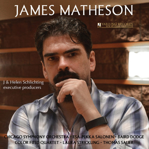 the album cover for J Matheson / Chicago Symphony Orchestra - James Matheson: Violin Concerto - String Quartet - Time Alone