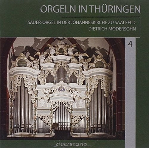 the album cover for Dietrich Modersohn / Various - Orgeln in Thuringen 4