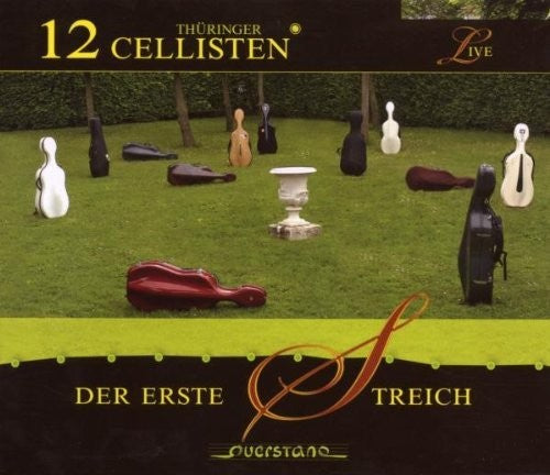 the album cover for Die 12 Thuringer Cellisten / Various - Der erste Streich