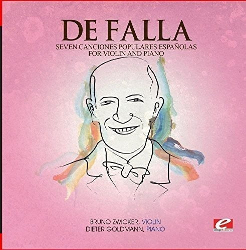 the album cover for De Falla - Seven Canciones Populares Espanolas Viol & Piano