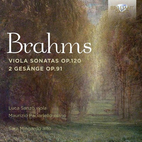 the album cover for Sara Mingardo - BRAHMS: VIOLA SONATAS OP 120 / 2 GESANGE OP 91