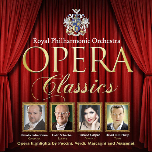 the album cover for Mascagni / Massenet / Puccini / Royal Philharmonic - Opera Classics
