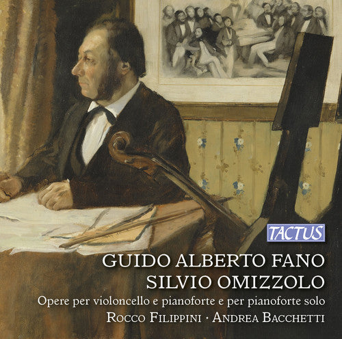 the album cover for Rocco Filippini - Guido Alberto Fano & Silvio Omizzolo: Works for Cello & Piano