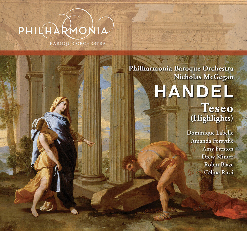 the album cover for Handel / Forsythe / Freston / Mcgegan - Teseo Highlights