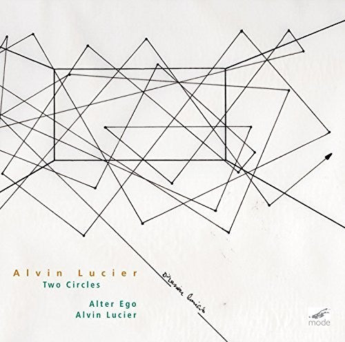the album cover for LucierTwo Circles - Alvin Lucier: Two Circles