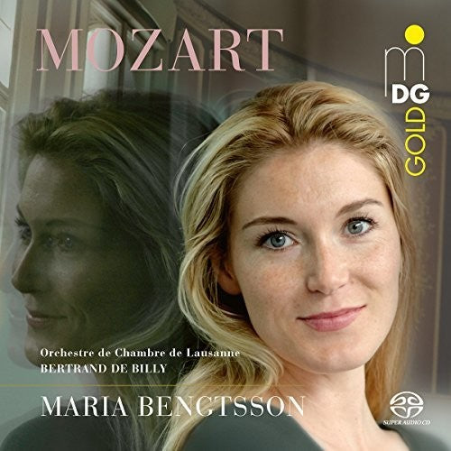 the album cover for Maria Bengtssona / Orch De Chambre De Lausanne - Mozart: Arias