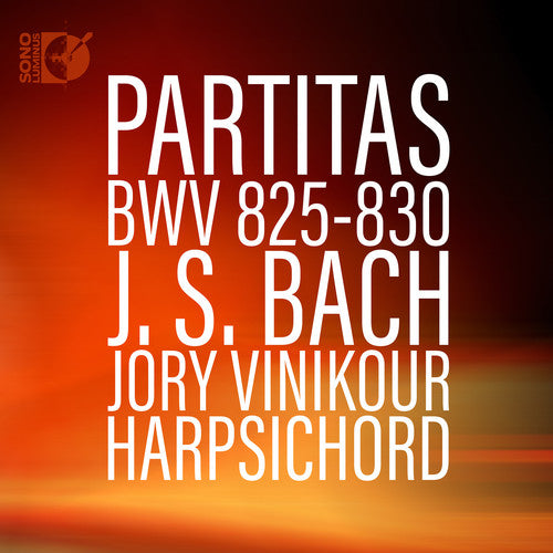 the album cover for J Bach S / Vinikour - Johann Sebastian Bach: Partitas BWV 825-830