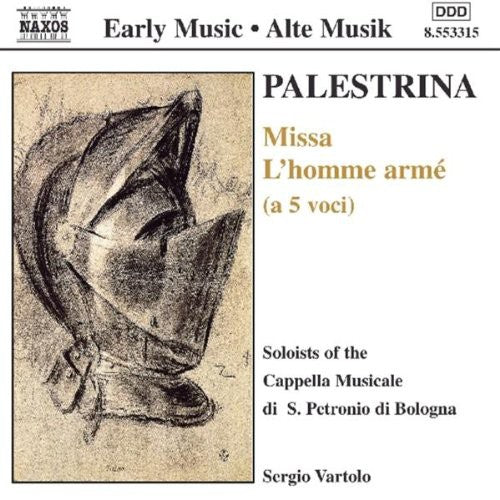 the album cover for Sergio Vartolo - Missa L'homme Arme (A 5 Voci)