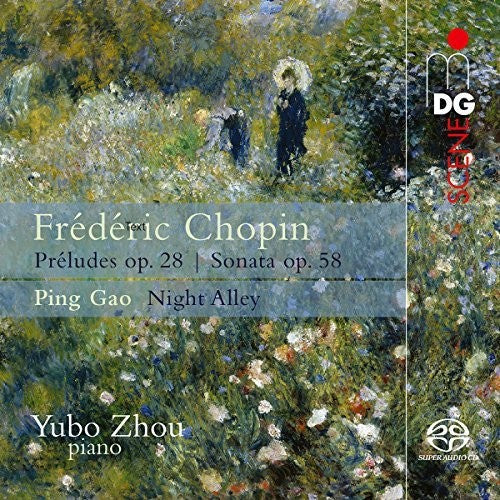 the album cover for Chopin / Zhou - Piano Works