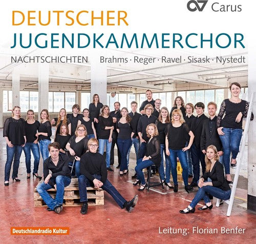 the album cover for Florian Benfer - German National Youth Choir - Nachtschichten