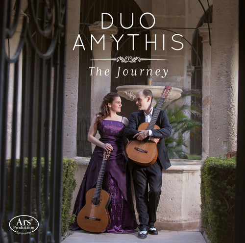 the album cover for Duo Amythis - The Journey