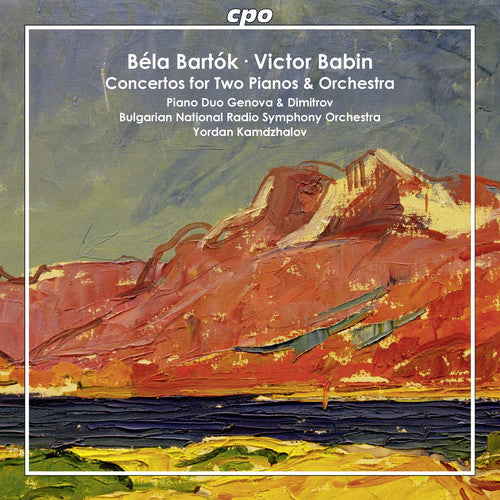 the album cover for Yordan Kamdzhalov - Bartok & Babin: Concertos for Two Pianos & Orchestra