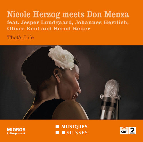 the album cover for Bernd Reiter - That's Life (Nicole Herzog Meets Don Menza) [Feat. Johannes Herrlich, Oliver Kent, Jesper Lundgaard & Bernd Reiter)