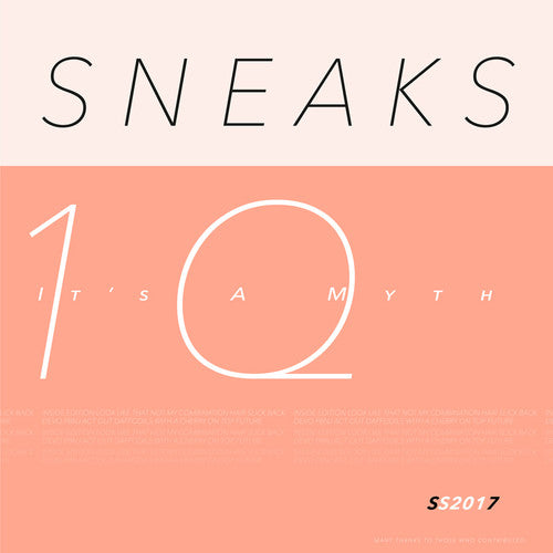 the album cover for Sneaks - It's A Myth