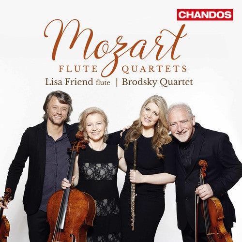 the album cover for Mozart / Friend / Brodsky Quartet - Mozart: Flute Quartets