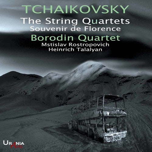 the album cover for Heinrich Talalyan - Borodin Quartet plays Tchaikovsky