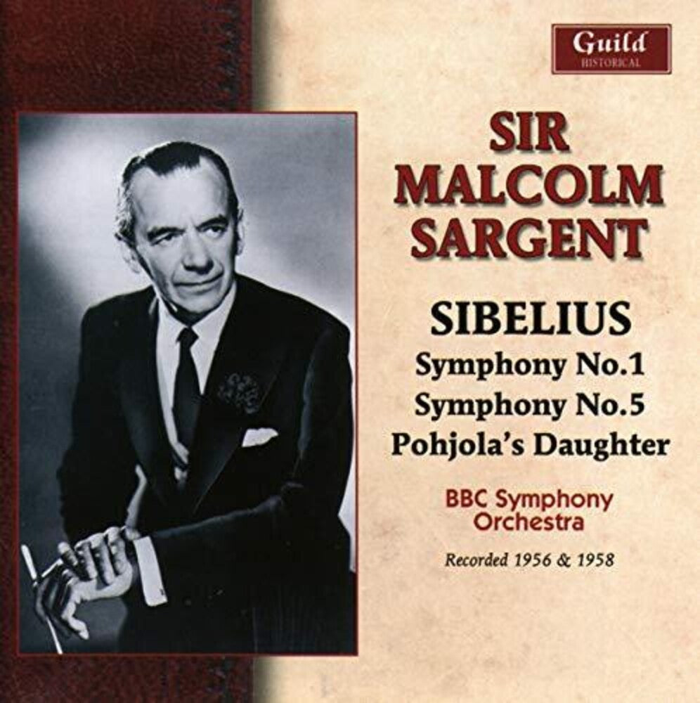 the album cover for BBC Symphony Orchestra - Sir Malcolm Sargent - Sibelius Erc 1956-1958