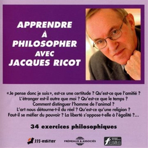 Ricot,jacques - Apprendre A Philosopher - Music CD