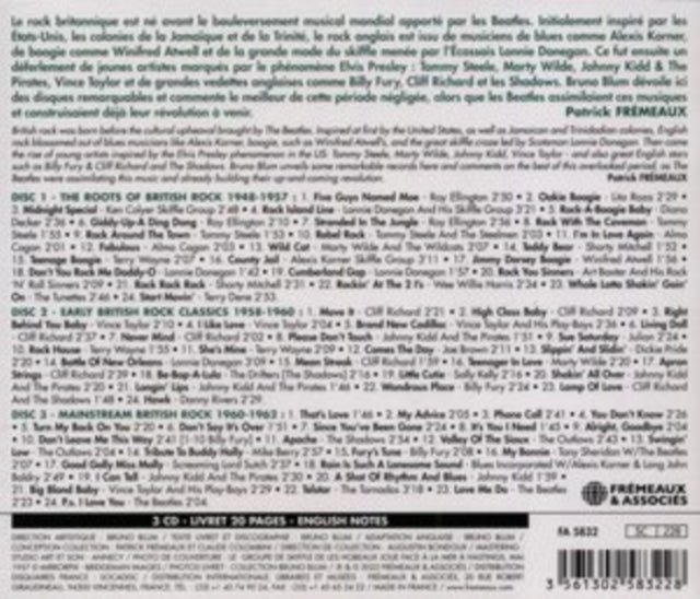 Ray; Lita Roza; Ken Colyer Skiffle Group Ellington - Birth Of British Rock, 1948-1962 (3CD) Music CD
