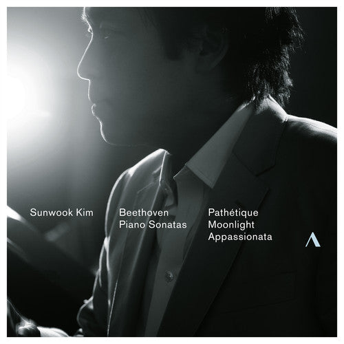 the album cover for Beethoven / Kim - Ludwig van Beethoven: Piano Sonatas Nos 8 14 & 23
