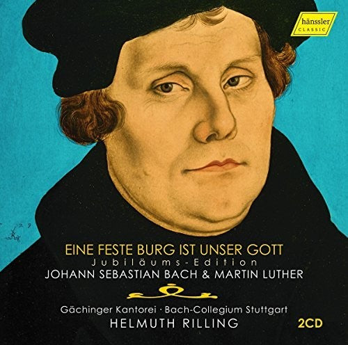 the album cover for J Bach S / Luther / Kantorei / Rilling - Johann Sebastian Bach & Martin Luther: Ein Feste Burg ist Unser Gott