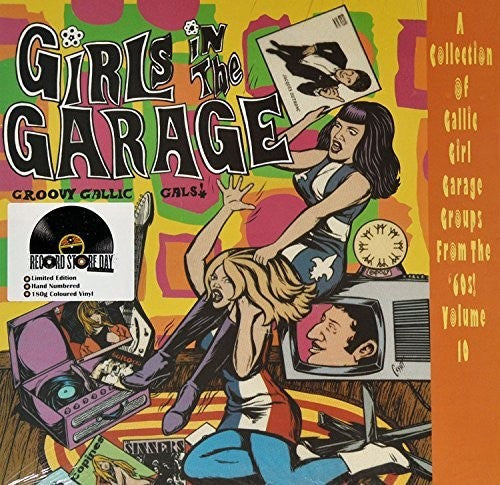 the album cover for Girls In The Garage - Groovy Gallic Gals 10 / Var - Girls In The Garage - Groovy Gallic Gals 10 / Var