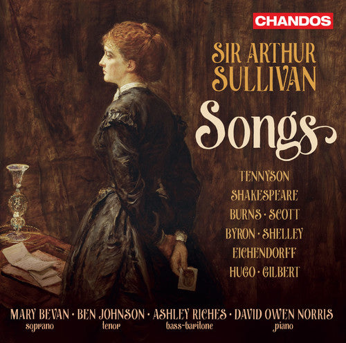 the album cover for Ashley Riches - Sir Arthur Sullivan: Songs