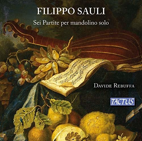 Sauli / Rebuffa - Six Partitas For Solo Mandolin - Music CD