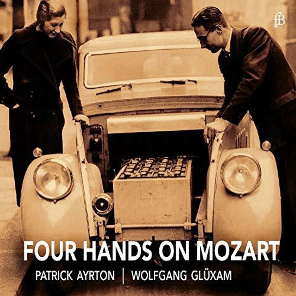 the album cover for Patrick Ayrton / Gluxam,Wolfgang - Four Hands on Mozart