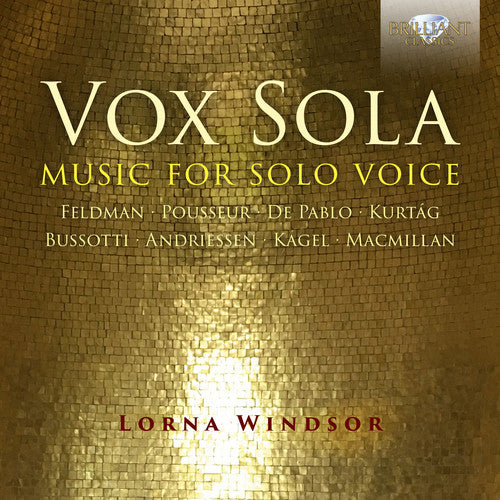 Andriessen / Windsor - Vox Sola - Music CD