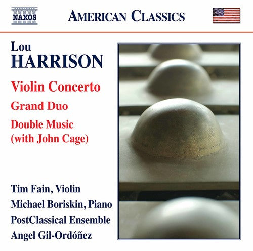 the album cover for Harrison / Fain / Boriskin / Gil-Ordonez - Lou Harrison: Violin Concerto Grand Duo & Double Music