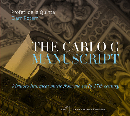 Anonymous / Carlo G. / Giacobbi / Quinta /rotem - Carlo G Manuscript Virtuoso Liturgical - Music CD